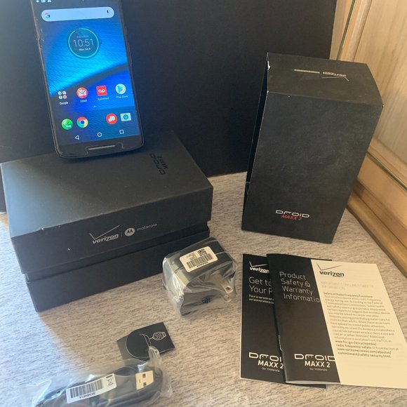 Motorola Droid Maxx 2 XT1565 phone & accessories 16GB GSM Unlocked Blue Android - Picture 1 of 16